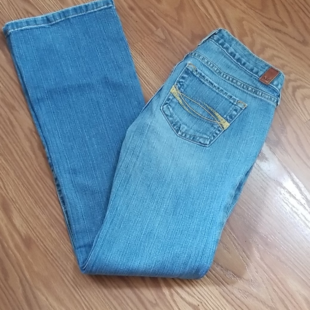 Vintage 5 Pocket Abercrombie and Fitch Y2K bikini cut Jean's 0r